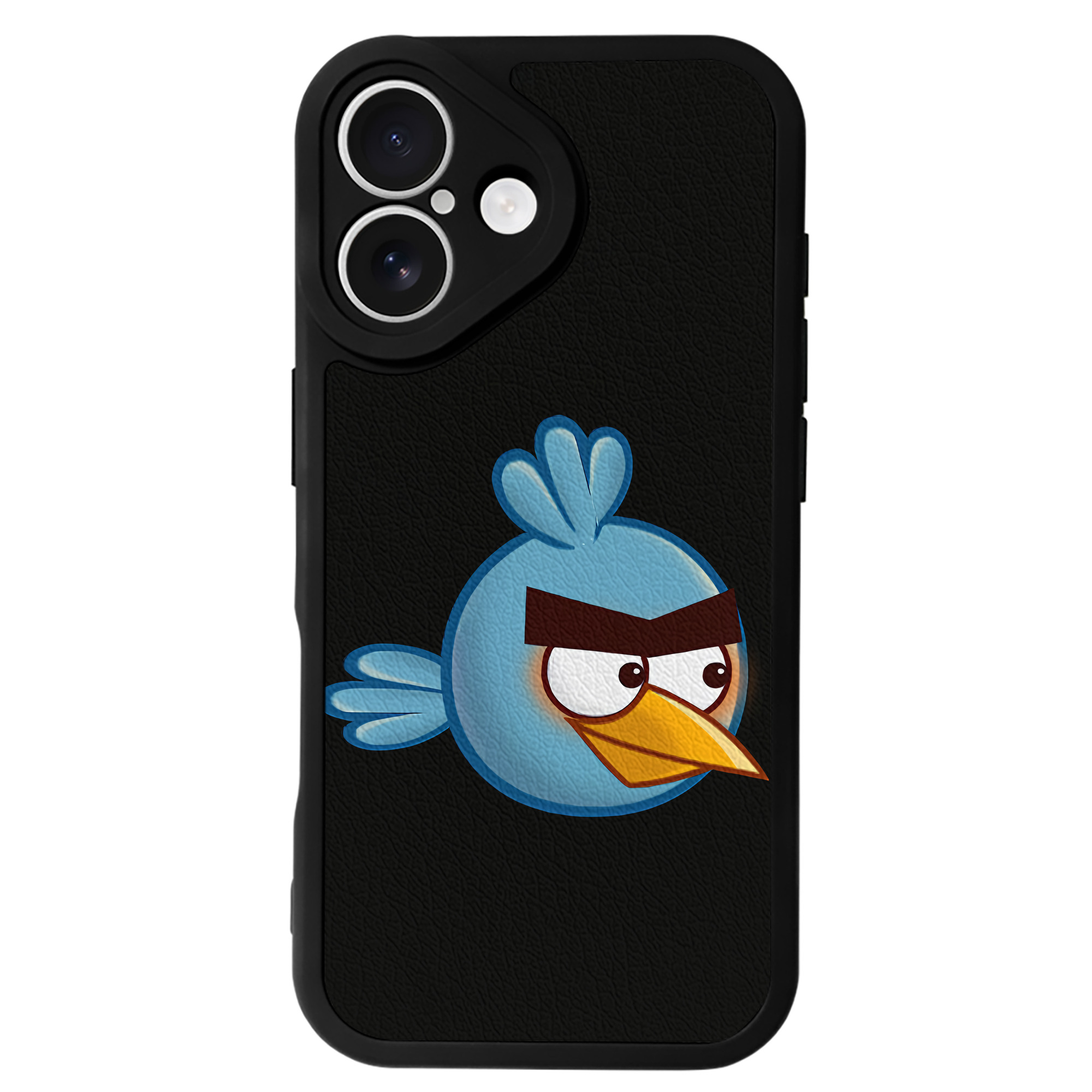 （画像用） Angry Birds アングリーバード 【iPhone 16シリーズ対応】シリコンスマホケース（レザー調） 材質：シリコン